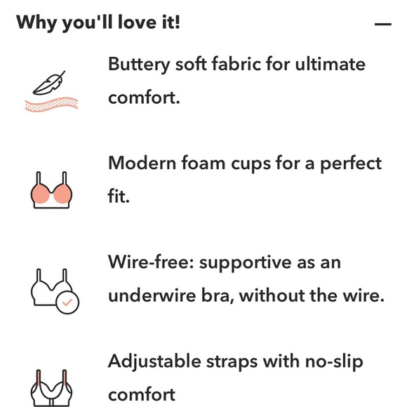 TrueKind by Shapermint Everyday Comfort
Straps Wireless Shaping Bra Black Sz. 3X - Picture 15 of 16